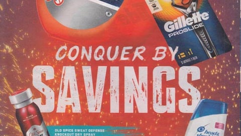 P&G 'Conquer By Savings' FSI