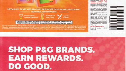 P&G 'Shop P&G Rewards' FSI