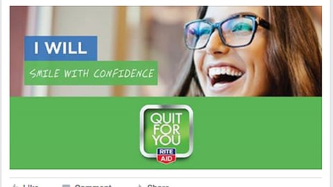 Rite Aid 'Quit For You' Facebook Update