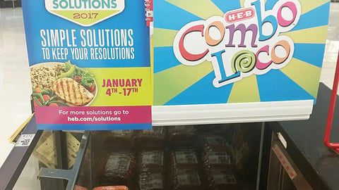 H-E-B 'Resolutions Solutions' Cooler Header