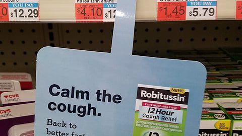 Robitussin CVS 'Back to Better Faster' Wobbler