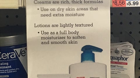 CVS 'Choose the Formula' Shelf Sign