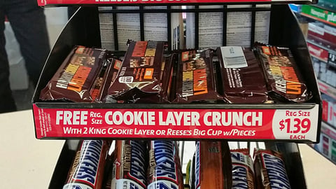 Speedway Confectionery 'Bonus Points' Counter Rack