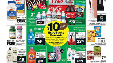 CVS P&G 'brandSaver' Features