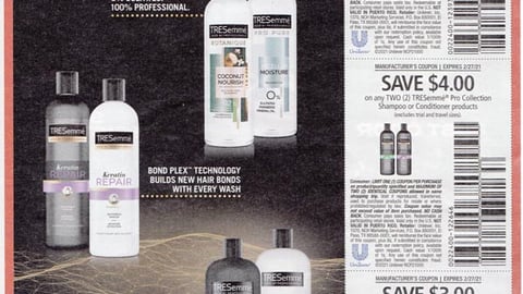Tresemme 'Advance Your Style' FSI