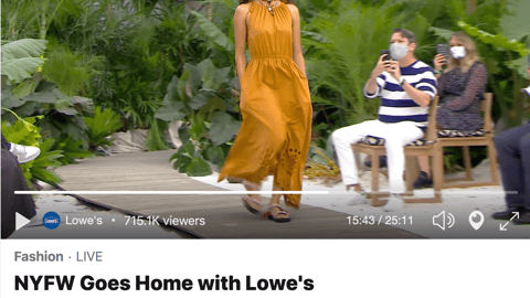 Lowe's New York Fashion Week Twitter Live Stream