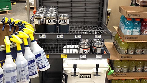 Lowe's Yeti Upfront Display Rack