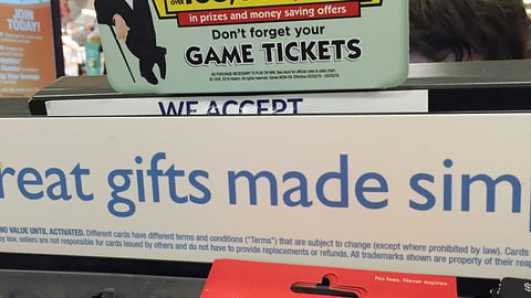 Jewel-Osco 'Monopoly' Checkout Sign