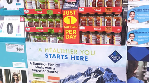 Member's Mark 'Healthier You' Pallet Display