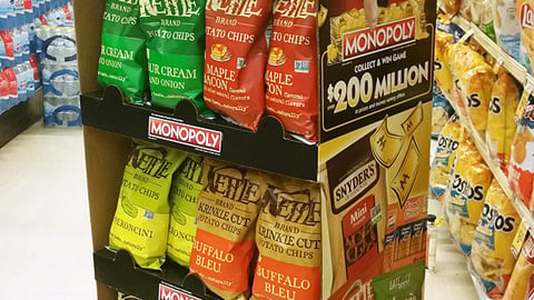 Kettle Foods Safeway Monopoly Floorstand