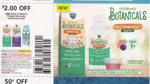 Vicks 'Sustains Your Immune System' FSI