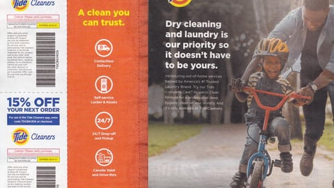 Tide Cleaners 'A Clean You Can Trust' FSI