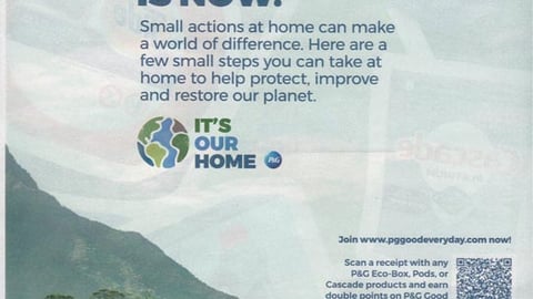 P&G 'It's Our Planet' FSI