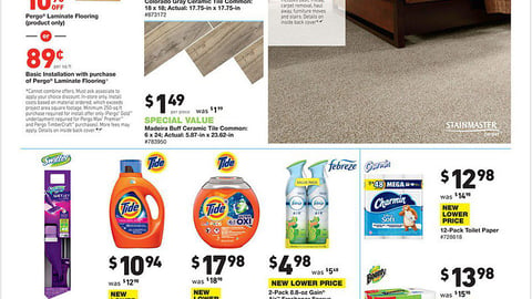 Lowe's Tide Feature