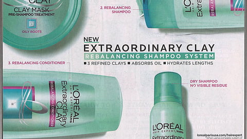 L'Oreal Paris 'Extraordinary Clay' FSI