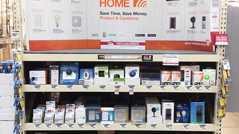 Home Depot 'Smart Home' Endcap