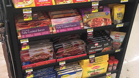 Jewel-Osco Bacon Display Rack