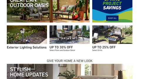 Lowe's 'Spring Project Savings' Display Ad