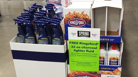 Lowe's Kingsford 'Spring Black Friday' Incentive Sign
