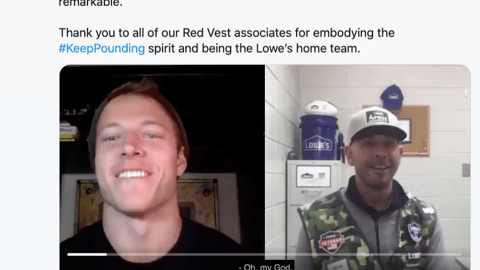 Lowe's NFL 'Home Team' Twitter Update