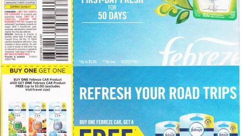 Febreze 'Free Plug Refill' FSI