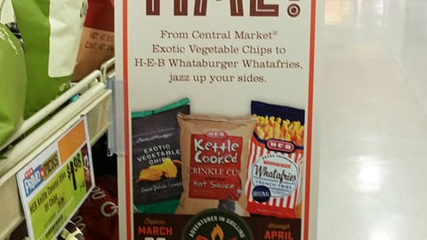 H-E-B 'It's Crunch Time' Violator