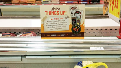 H-E-B 'Spice Things Up' Header Card