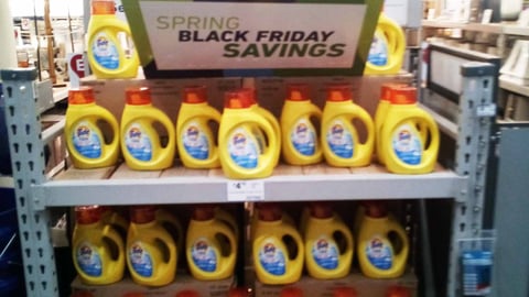 Lowe's 'Spring Black Friday Savings' Endcap