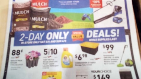 Lowe's 'Spring Black Friday Savings' Circular