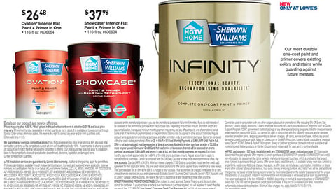 Lowe’s Infinity Feature