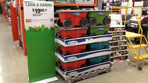 Home Depot 'Spring Black Friday' Standee