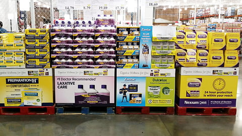 Costco 'Digestive Wellness For You' Pallet Displays