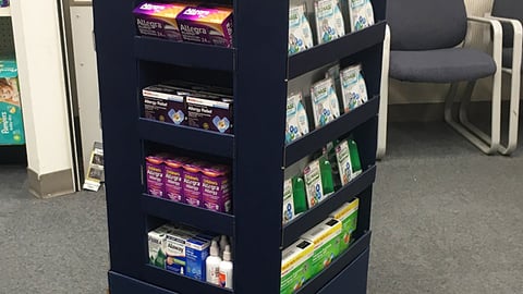 CVS 'Relief Starts Here' Floorstand