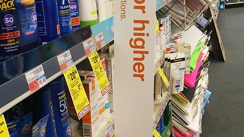 CVS 'SPF 15 or Higher' Violator