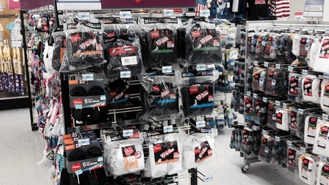 Kmart Hanes Endcap Header
