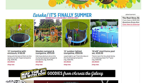 Kmart Star Wars 'May the 4th' Banner Ad