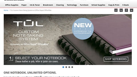 Office Depot Tul Web Page