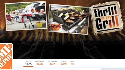 Home Depot 'Thrill of the Grill' Twitter Header 