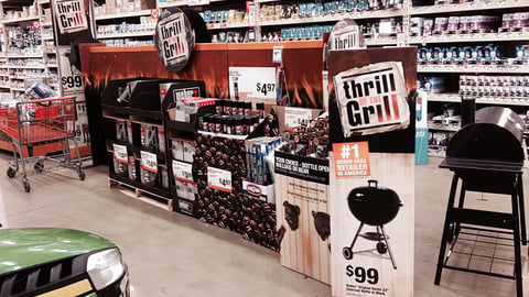 Home Depot 'Thrill of the Grill' Pallet Train