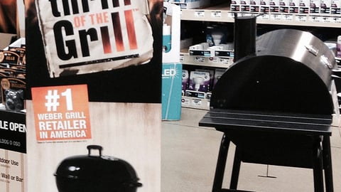 Home Depot 'Thrill of the Grill' Standee