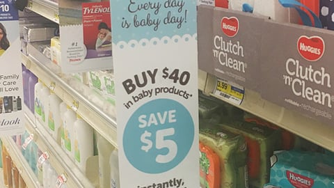 Jewel-Osco 'Every Day is Baby Day' Violator