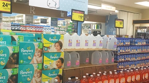 Jewel-Osco 'Every Day is Baby Day' Ceiling Sign