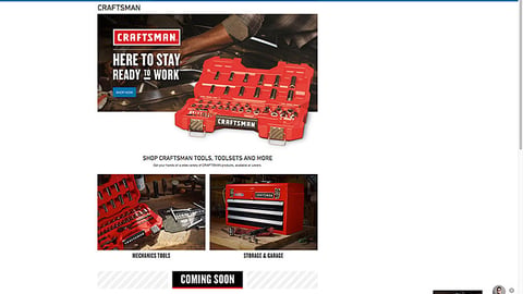 Lowe's Craftsman Web Page