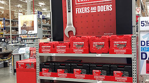 Craftsman Lowe's 'Fixers and Doers' Endcap