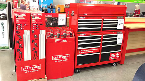 Craftsman Lowe's Upfront Merchandising