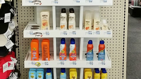 CVS Edgewell 'Long Live Skin' Floorstand