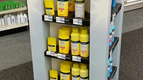 Neutrogena 'Beach-Strength Protection' Floorstand