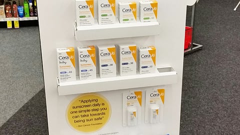 CeraVe 'Sunscreen' Floorstand