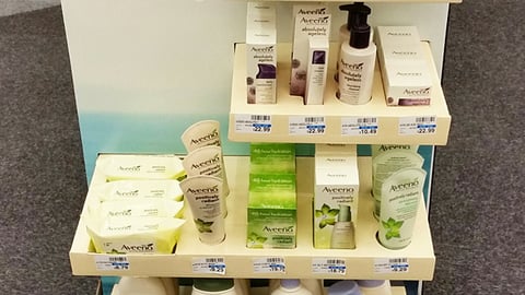 Aveeno 'All Summer Long' Floorstand