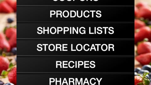 H-E-B Mobile App Home Page